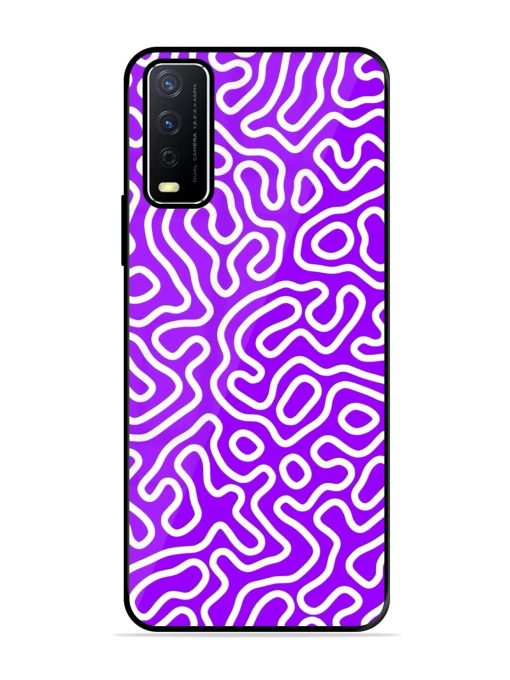 Wavy Wonder Glossy Soft Edge Case for Vivo Y12S Chachhi