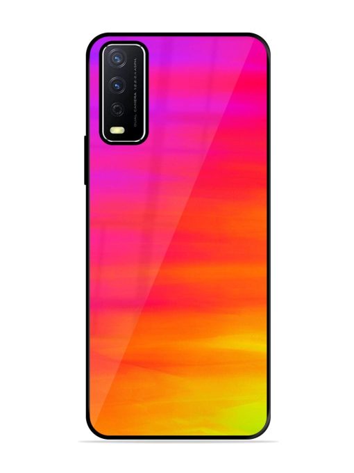 Neon Horizon Glossy Soft Edge Case for Vivo Y12S Chachhi