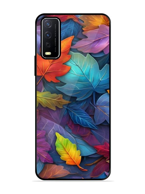 Autumn'S Embrace Glossy Soft Edge Case for Vivo Y12S