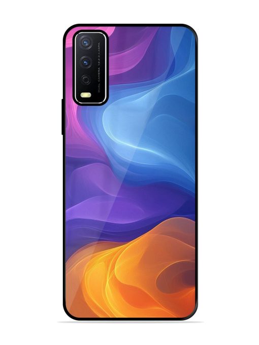 Cosmic Currents Glossy Soft Edge Case for Vivo Y12S Chachhi