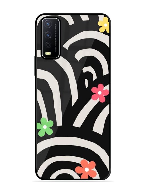 Rainbow Arcs Glossy Soft Edge Case for Vivo Y12S Chachhi