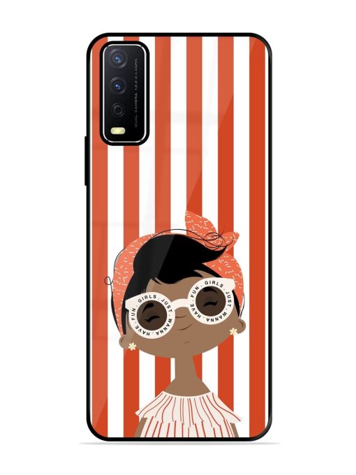 Girls Just Wanna Have Fun Glossy Soft Edge Case for Vivo Y12S Chachhi