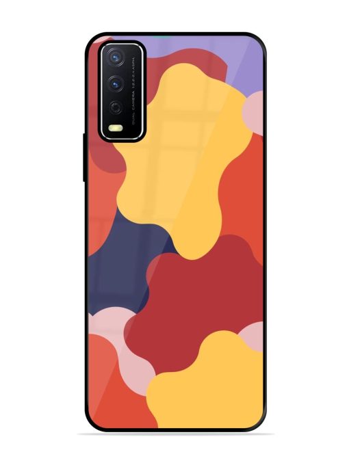 Gooey Color Chaos Glossy Soft Edge Case for Vivo Y12S Chachhi