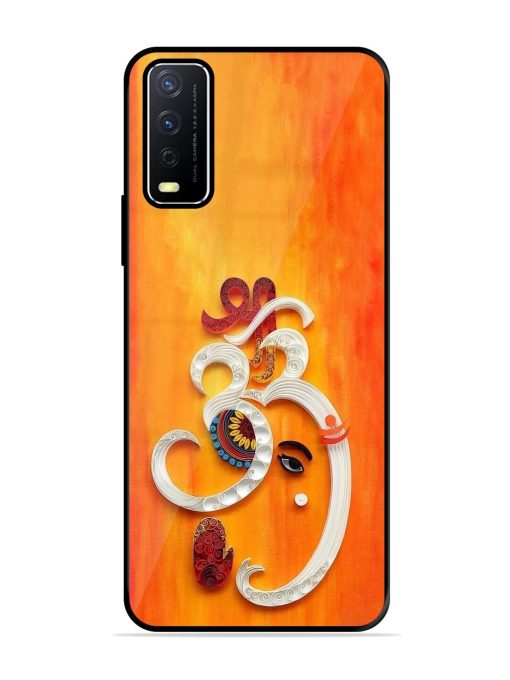 Ganesha In Quilling Art Glossy Soft Edge Case for Vivo Y12S Chachhi