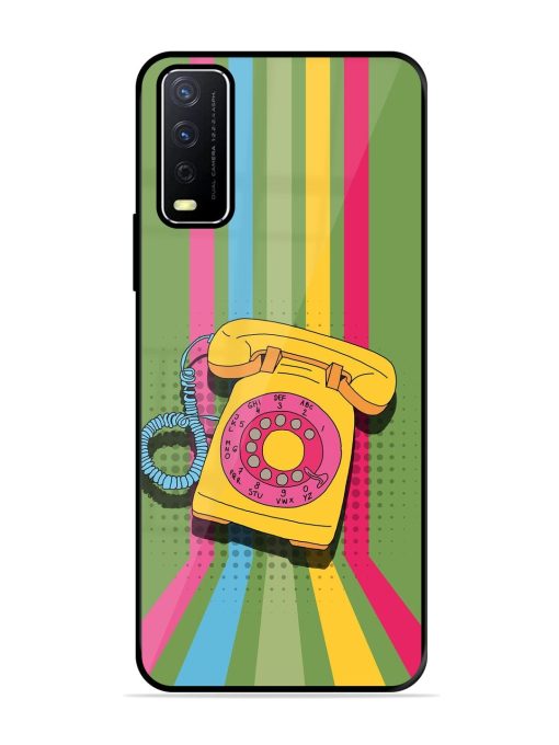 Retro Dialer Glossy Soft Edge Case for Vivo Y12S Chachhi