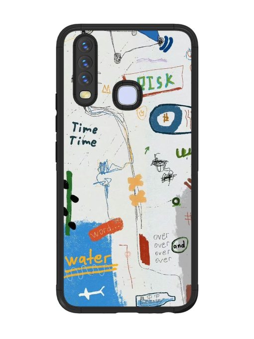 Mind Map Madness Glossy Soft Edge Case for Vivo Y15