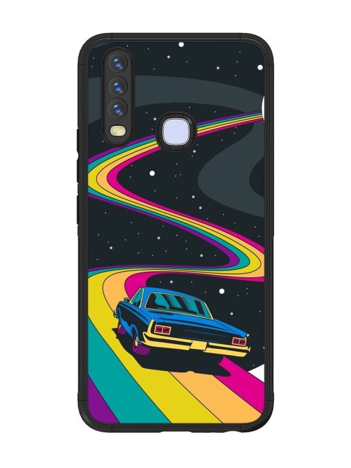 Rainbow Road Glossy Soft Edge Case for Vivo Y15