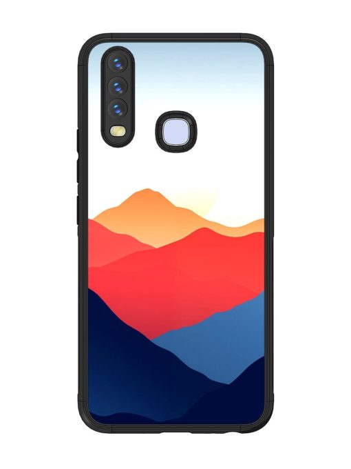 Sunset Peaks Glossy Soft Edge Case for Vivo Y15