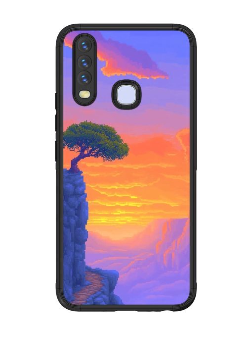 Cliffside Solitude Glossy Soft Edge Case for Vivo Y15