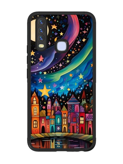 Starlit Village Glossy Soft Edge Case for Vivo Y15