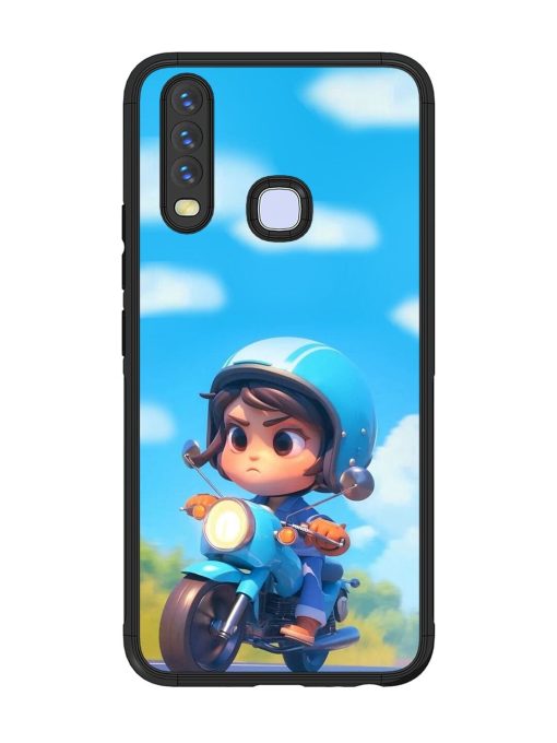 Little Rider Glossy Soft Edge Case for Vivo Y15