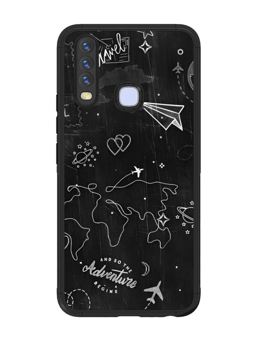 Wanderlust Sketchbook Glossy Soft Edge Case for Vivo Y15