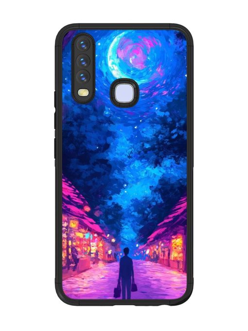 Neon Nightscape Glossy Soft Edge Case for Vivo Y15