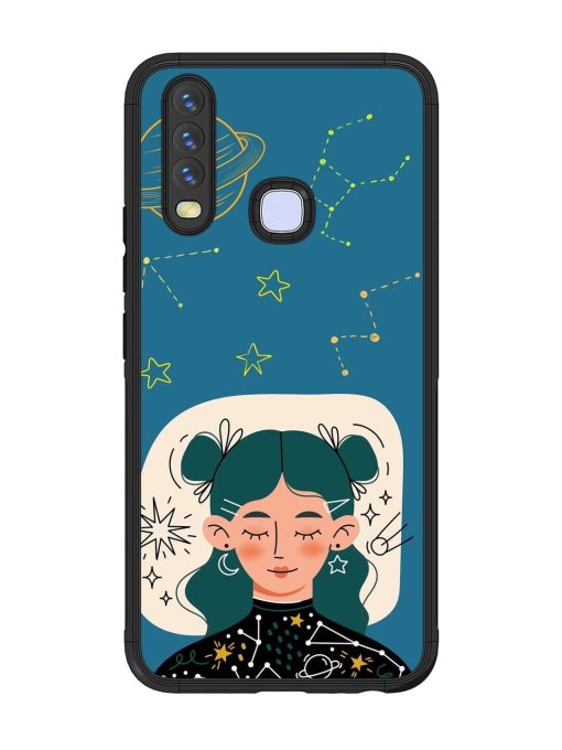 Cosmic Daydreamer Glossy Soft Edge Case for Vivo Y15