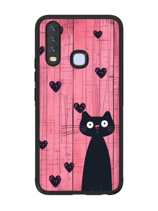 Feline Valentine'S Day Glossy Soft Edge Case for Vivo Y15