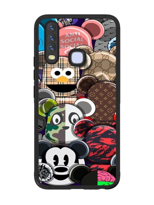 Streetwear Bearbrick Extravaganza Glossy Soft Edge Case for Vivo Y15