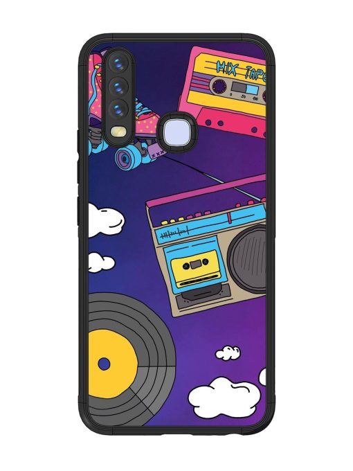 Retro Vibes Glossy Soft Edge Case for Vivo Y15