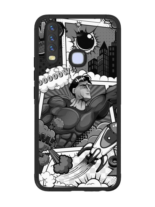 Comic Book Chaos Glossy Soft Edge Case for Vivo Y15