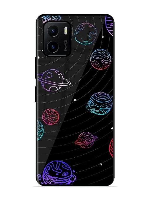 Cosmic Ballet Glossy Soft Edge Case for Vivo Y15S Chachhi