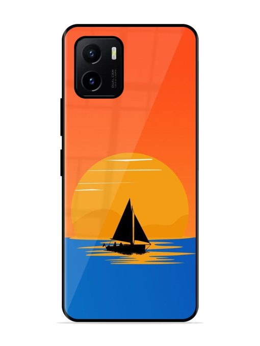 Sunset Sail Glossy Soft Edge Case for Vivo Y15S Chachhi