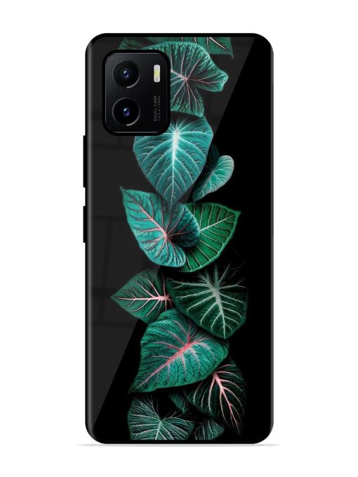 Emerald Elegance Glossy Soft Edge Case for Vivo Y15S Chachhi