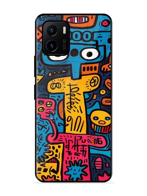 Doodletopia Glossy Soft Edge Case for Vivo Y15S Chachhi