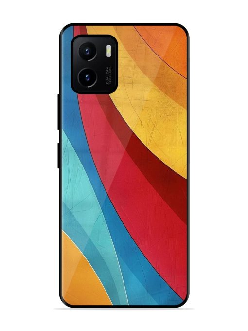 Curving Canvas Glossy Soft Edge Case for Vivo Y15S