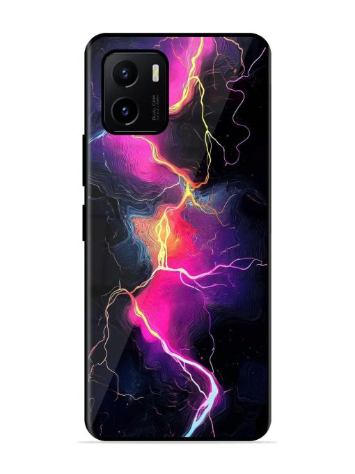 Electric Dreams Glossy Soft Edge Case for Vivo Y15S Chachhi