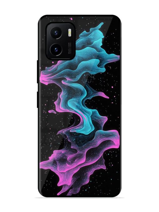 Cosmic Currents Glossy Soft Edge Case for Vivo Y15S Chachhi