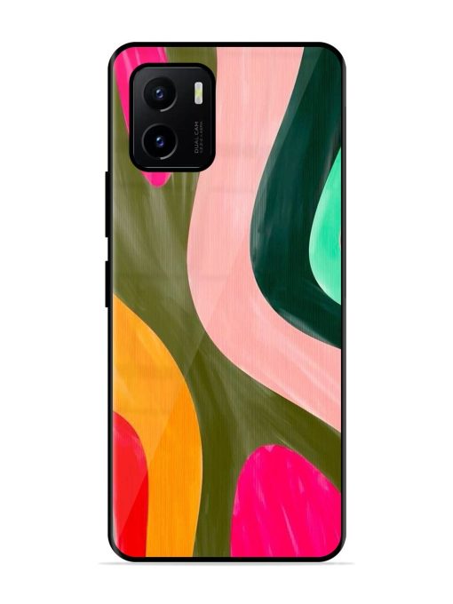 Wavy Wonder Glossy Soft Edge Case for Vivo Y15S Chachhi