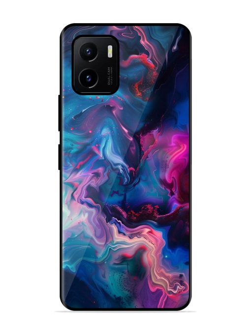 Cosmic Swirl Glossy Soft Edge Case for Vivo Y15S Chachhi