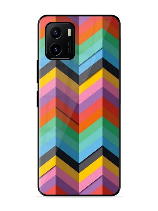 Colorful Zigzag Glossy Soft Edge Case for Vivo Y15S