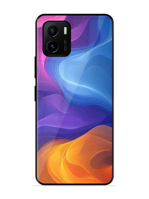 Cosmic Currents Glossy Soft Edge Case for Vivo Y15S Chachhi