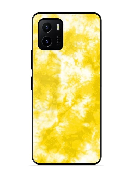 Golden Tie-Dye Twirl Glossy Soft Edge Case for Vivo Y15S Chachhi