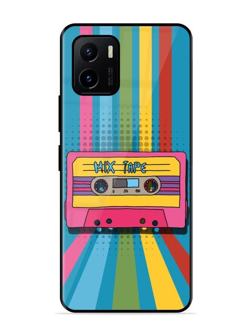 Retro Cassette Tapes Glossy Soft Edge Case for Vivo Y15S Chachhi