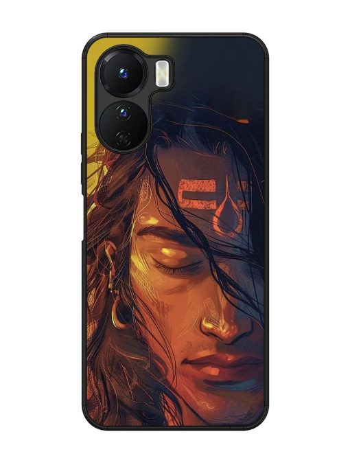 Tranquil Shiva Glossy Soft Edge Case for Vivo Y16 Chachhi