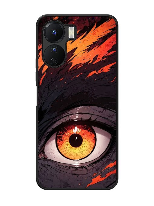 Inferno Gaze Glossy Soft Edge Case for Vivo Y16 Chachhi