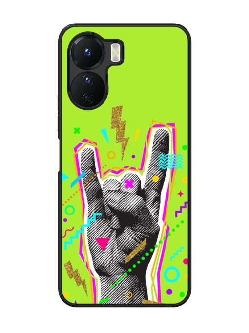 Neon Rock Glossy Soft Edge Case for Vivo Y16 Chachhi