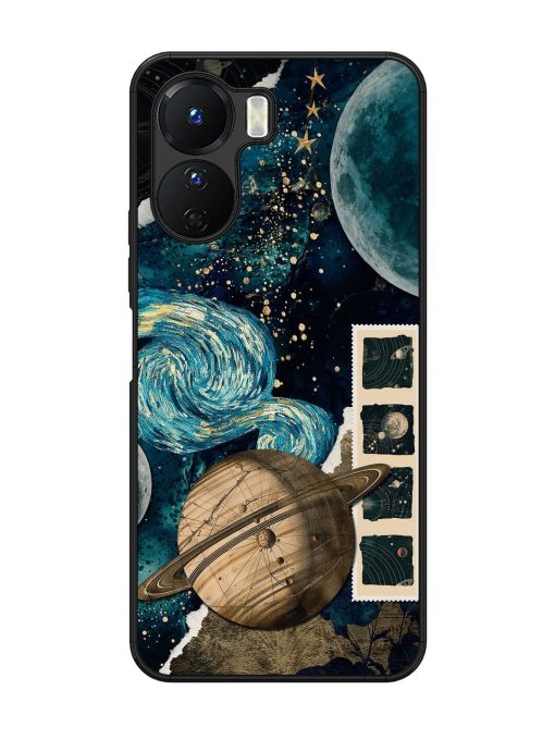 Celestial Tapestry Glossy Soft Edge Case for Vivo Y16 Chachhi