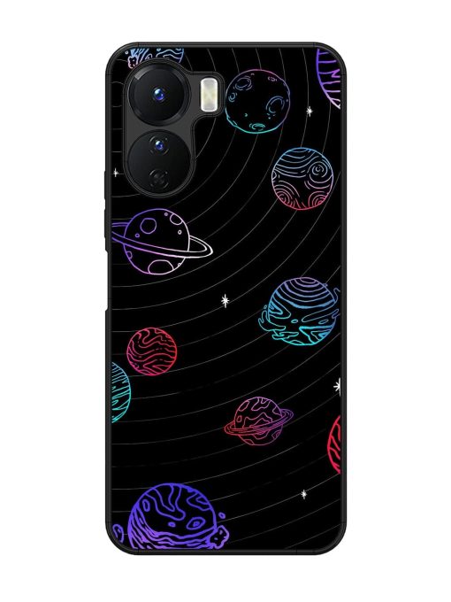 Cosmic Ballet Glossy Soft Edge Case for Vivo Y16 Chachhi