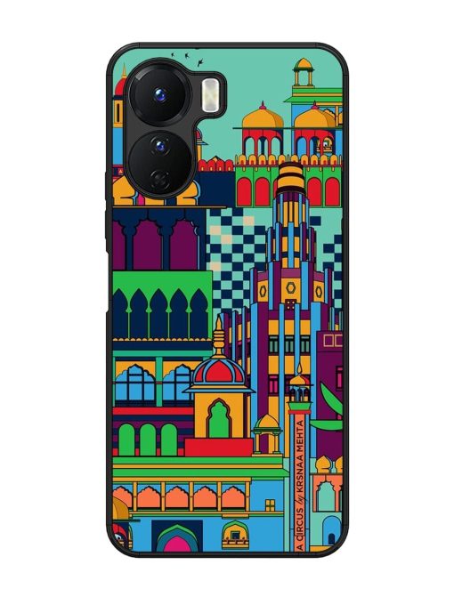 Indian Tapestry Glossy Soft Edge Case for Vivo Y16 Chachhi