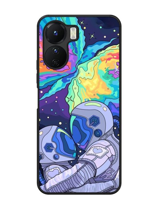 Cosmic Love Glossy Soft Edge Case for Vivo Y16 Chachhi