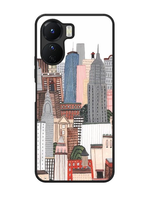 Cityscape Dreams Glossy Soft Edge Case for Vivo Y16 Chachhi