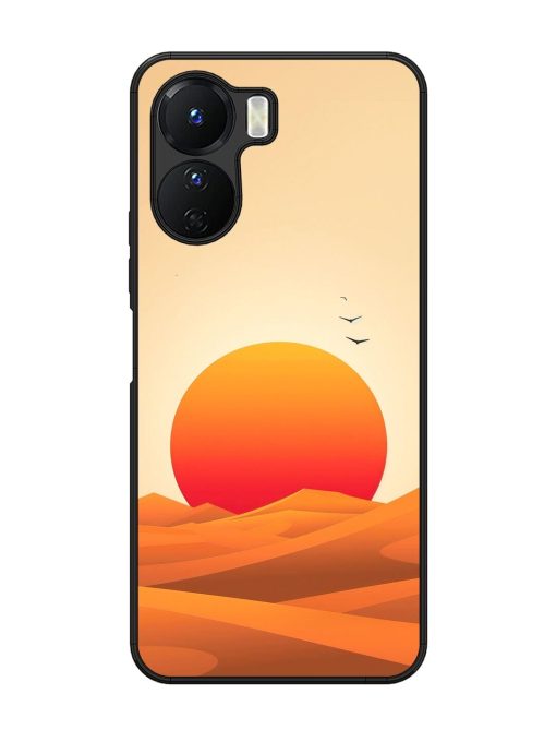 Desert Sunset Glossy Soft Edge Case for Vivo Y16