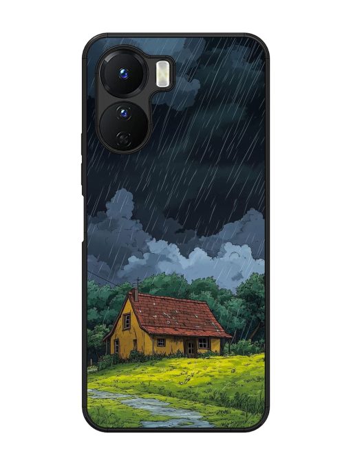 Rainy Day Retreat Glossy Soft Edge Case for Vivo Y16 Chachhi