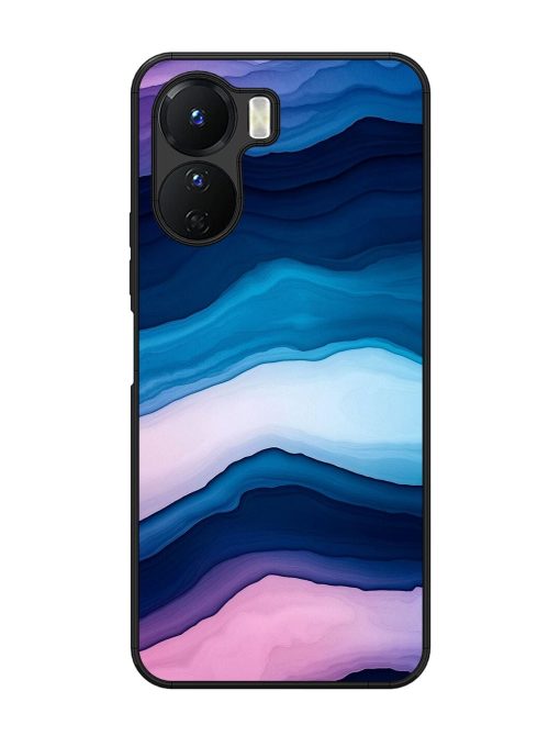 Oceanic Layers Glossy Soft Edge Case for Vivo Y16