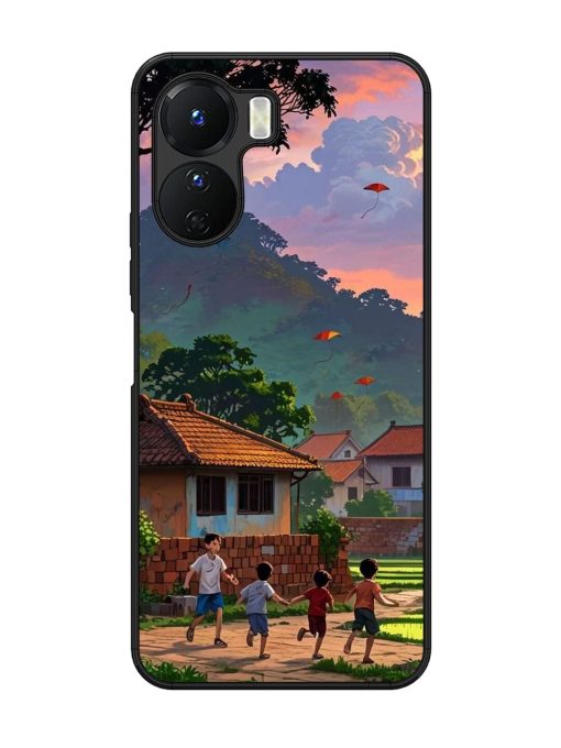 Sunset Play Glossy Soft Edge Case for Vivo Y16 Chachhi