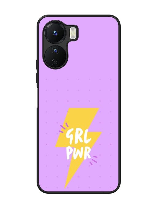 Girl Power Spark Glossy Soft Edge Case for Vivo Y16 Chachhi