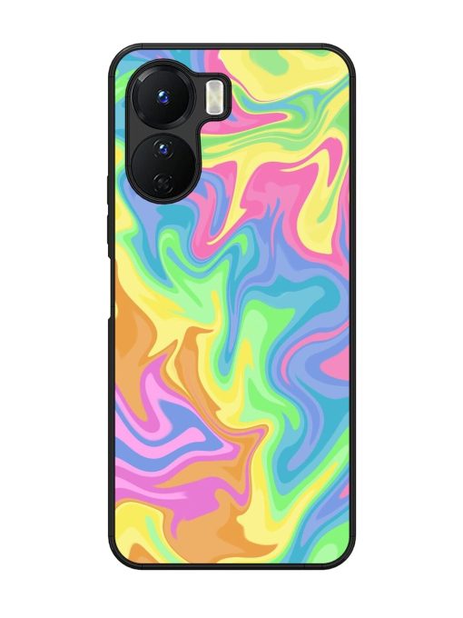 Whimsical Swirl Glossy Soft Edge Case for Vivo Y16 Chachhi