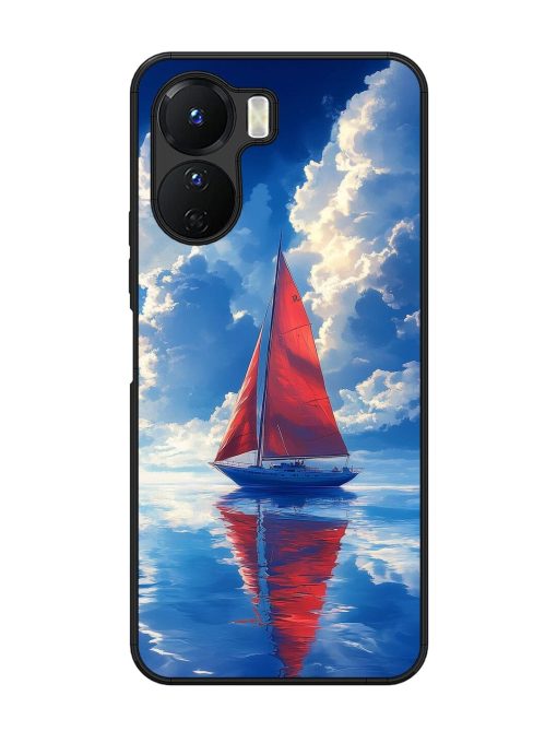 Crimson Sails Glossy Soft Edge Case for Vivo Y16 Chachhi